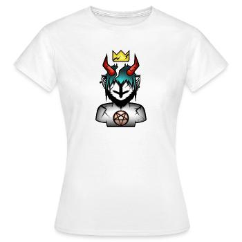 The Soul of a Broken Demon - Women's T-Shirt - white - Front - AI Model Female 172 dark (172cm)