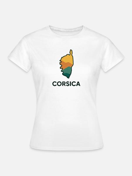 Corsica Bella - Frauen T-Shirt - Weiß