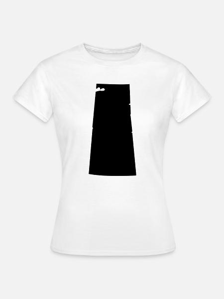 Saskatchewan-Karte - Frauen T-Shirt - Weiß