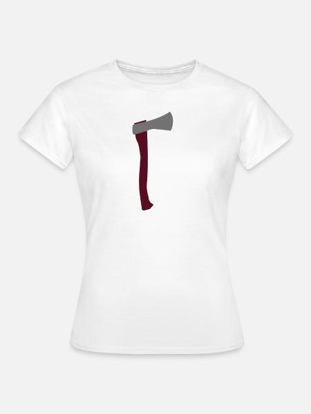 Axt - Frauen T-Shirt - Weiß