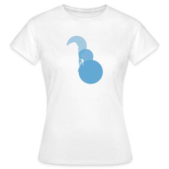 Grimpeurs, Grimpeurs, Alpinistes - T-shirt Femme - blanc - Devant - AI Model Female 172 dark (172cm)