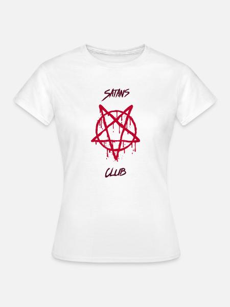 Satans Club - Frauen T-Shirt - Weiß
