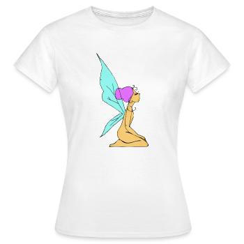 Fairy - Women's T-Shirt - white - Front - AI Model Female 172 dark (172cm)