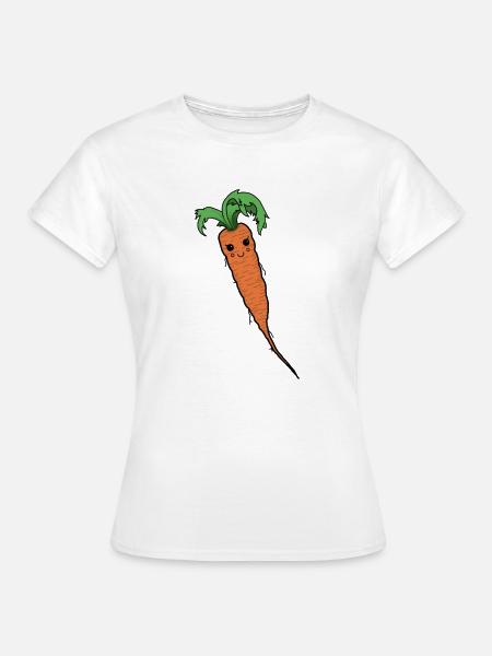 Möhre - Frauen T-Shirt - Weiß