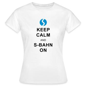 S Bahn 01 - Frauen T-Shirt - Weiß - Vorne - AI Model Female 172 dark (172cm)