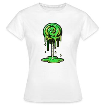 Slim pacifier - Women's T-Shirt - white - Front - AI Model Female 172 dark (172cm)