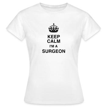 Arzt / Medizin / Chirurg / Chirurgie - Frauen T-Shirt - Weiß - Vorne - AI Model Female 172 dark (172cm)