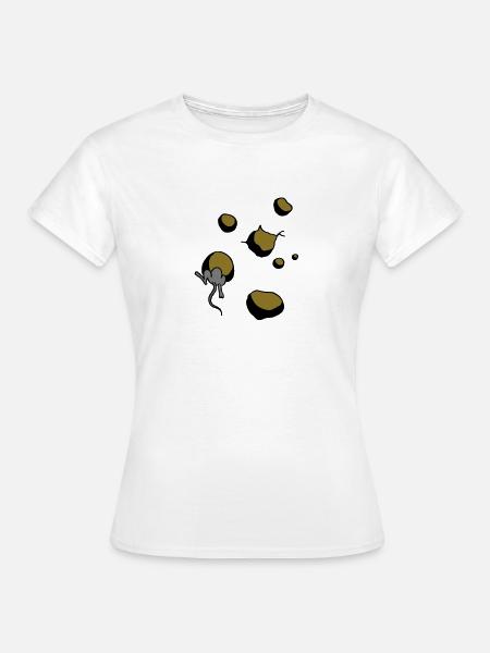 maus - Frauen T-Shirt - Weiß