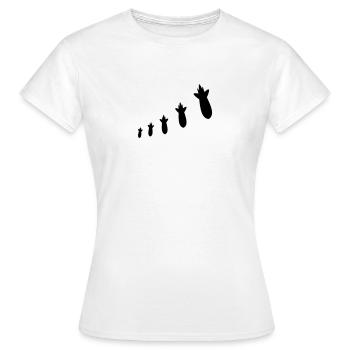Bombs - Frauen T-Shirt - Weiß - Vorne - AI Model Female 172 dark (172cm)