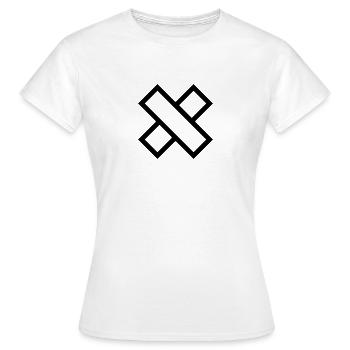 Cross - Women's T-Shirt - white - Front - AI Model Female 172 dark (172cm)
