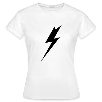 foudre - T-shirt Femme - blanc - Devant - AI Model Female 172 dark (172cm)
