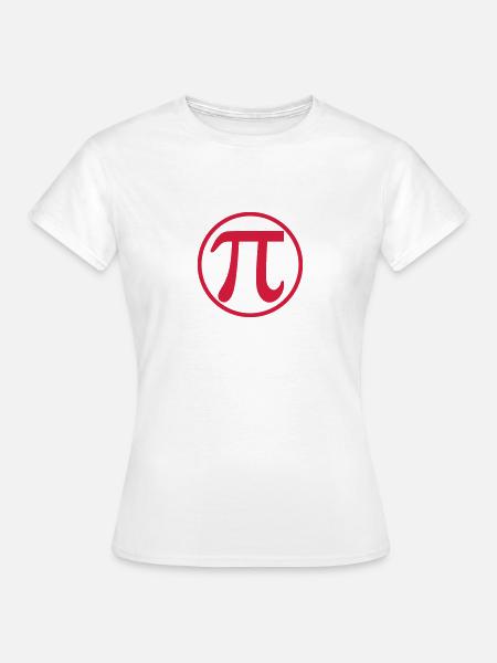 Pi - Frauen T-Shirt - Weiß
