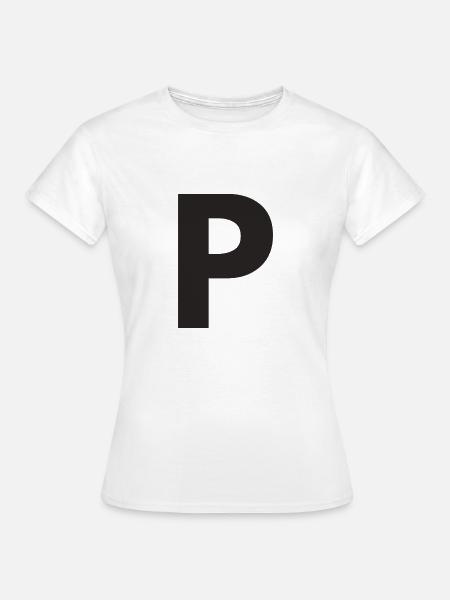 P - Women's T-Shirt - white