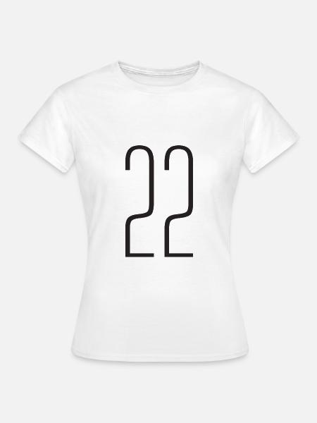 22 - Frauen T-Shirt - Weiß