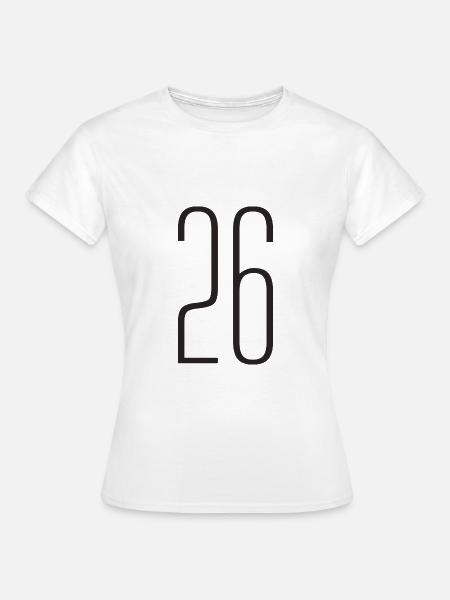 26 - Frauen T-Shirt - Weiß