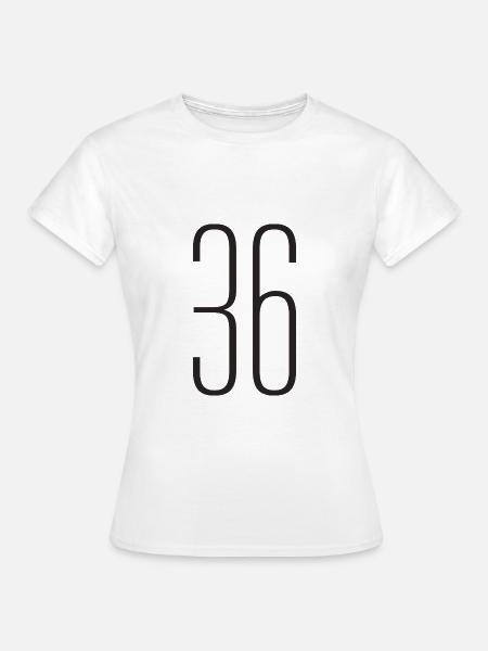 36 - Frauen T-Shirt - Weiß