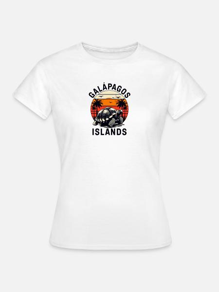 Galápagos Islands - Frauen T-Shirt - Weiß