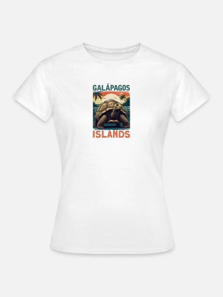 Galapagos Islands - Frauen T-Shirt - Weiß