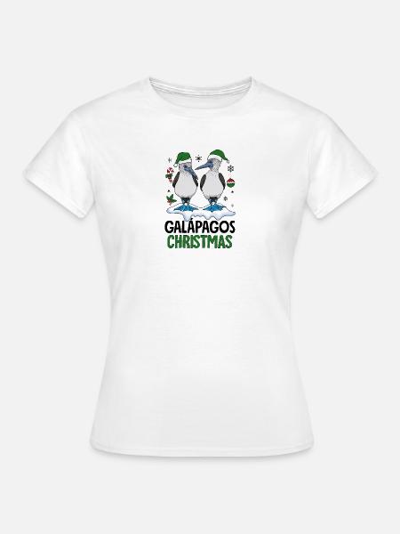 Galapagos Christmas - Frauen T-Shirt - Weiß