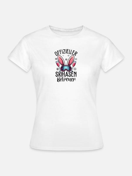Offizieller Skihasen Betreuer - Frauen T-Shirt - Weiß