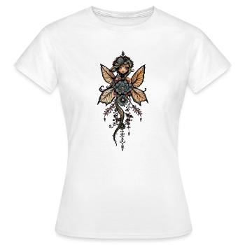 La mélodie de la nature, - T-shirt Femme - blanc - Devant - AI Model Female 172 dark (172cm)