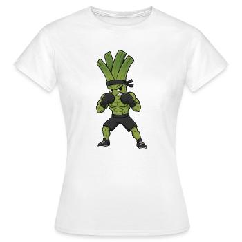 Arts martiaux d’arts martiaux Boxer Boxer Oigon Spring Oignon Précoce - T-shirt Femme - blanc - Devant - AI Model Female 172 dark (172cm)
