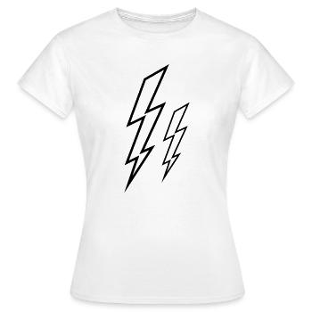 Flashes - Women's T-Shirt - white - Front - AI Model Female 172 dark (172cm)