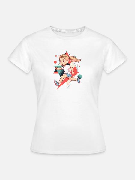 Laufen Sprint Ausdauer - Frauen T-Shirt - Weiß