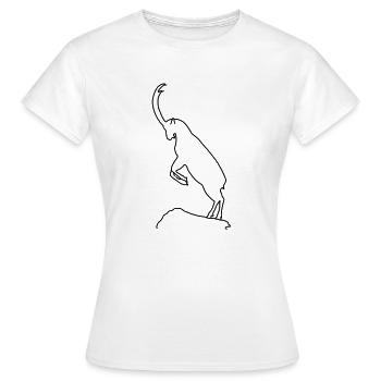 Capricorn - T-shirt Femme - blanc - Devant - AI Model Female 172 dark (172cm)