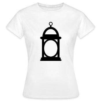 lanterne - T-shirt Femme - blanc - Devant - AI Model Female 172 dark (172cm)
