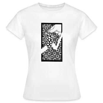 Pince - T-shirt Femme - blanc - Devant - AI Model Female 172 dark (172cm)