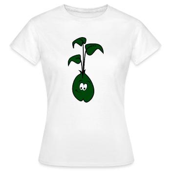 haricots légume légumes de haricots de vegetables7 - T-shirt Femme - blanc - Devant - AI Model Female 172 dark (172cm)