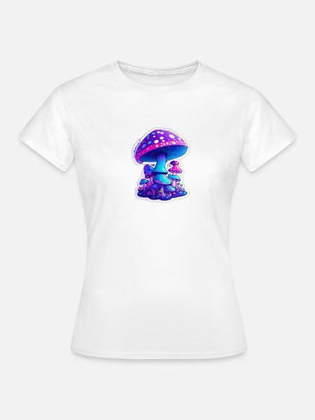 magic mushrooms - Frauen T-Shirt - Weiß