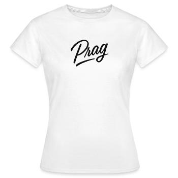 Fontaine de Calligraphie de Prague - T-shirt Femme - blanc - Devant - AI Model Female 172 dark (172cm)