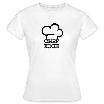 Chefkoch - Frauen T-Shirt - Weiß - Vorne - AI Model Female 172 dark (172cm)