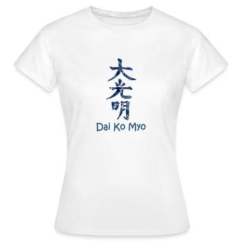 dai ko myo ebru 12 - T-shirt Femme - blanc - Devant - AI Model Female 172 dark (172cm)