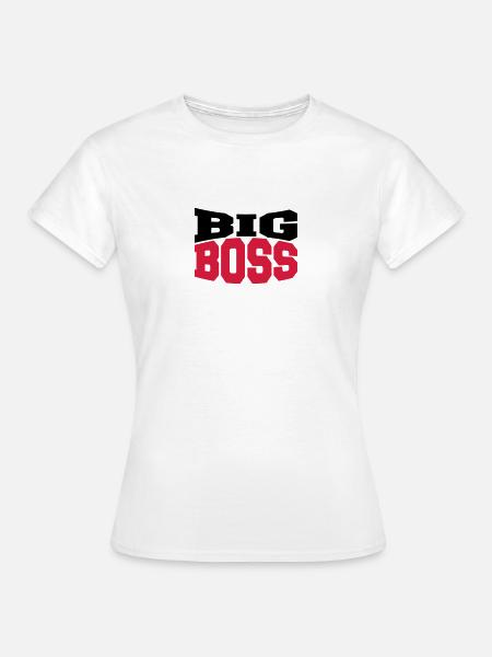 Big Boss - Frauen T-Shirt - Weiß