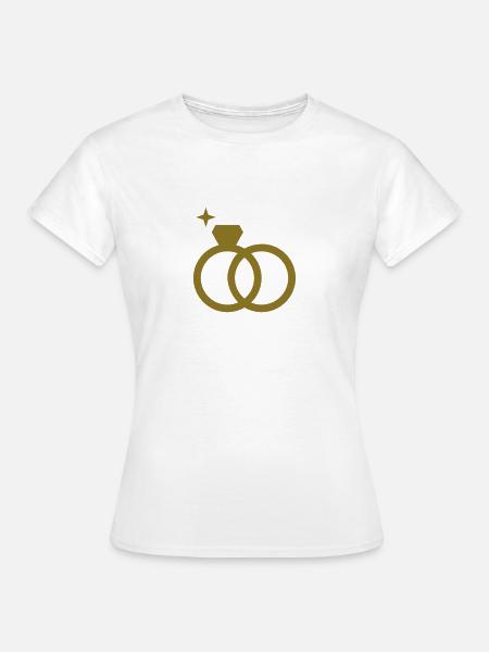 Ringe - Frauen T-Shirt - Weiß