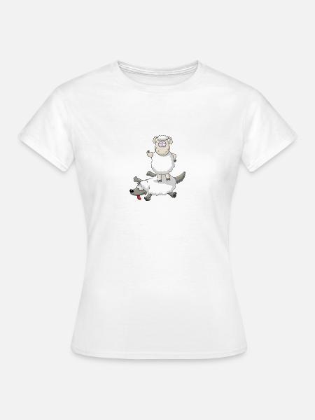 Sieg der Schafe - Frauen T-Shirt - Weiß