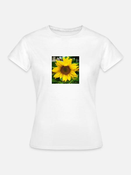 sonnenblume - Frauen T-Shirt - Weiß