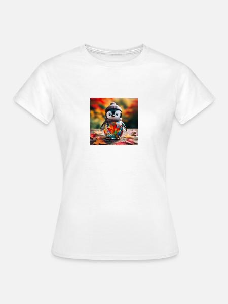 Pinguin - Frauen T-Shirt - Weiß