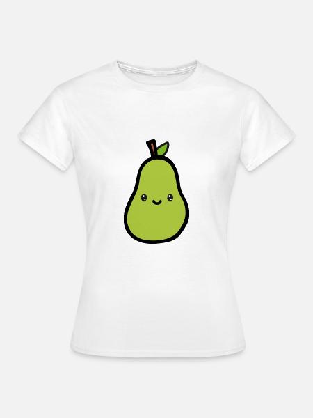 Birne - Frauen T-Shirt - Weiß