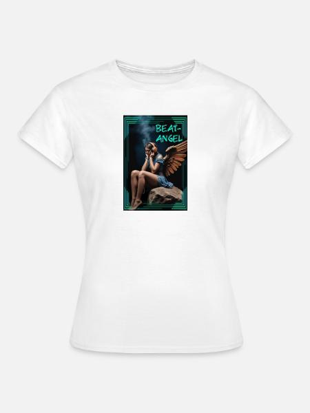 Beat-Angel - Frauen T-Shirt - Weiß