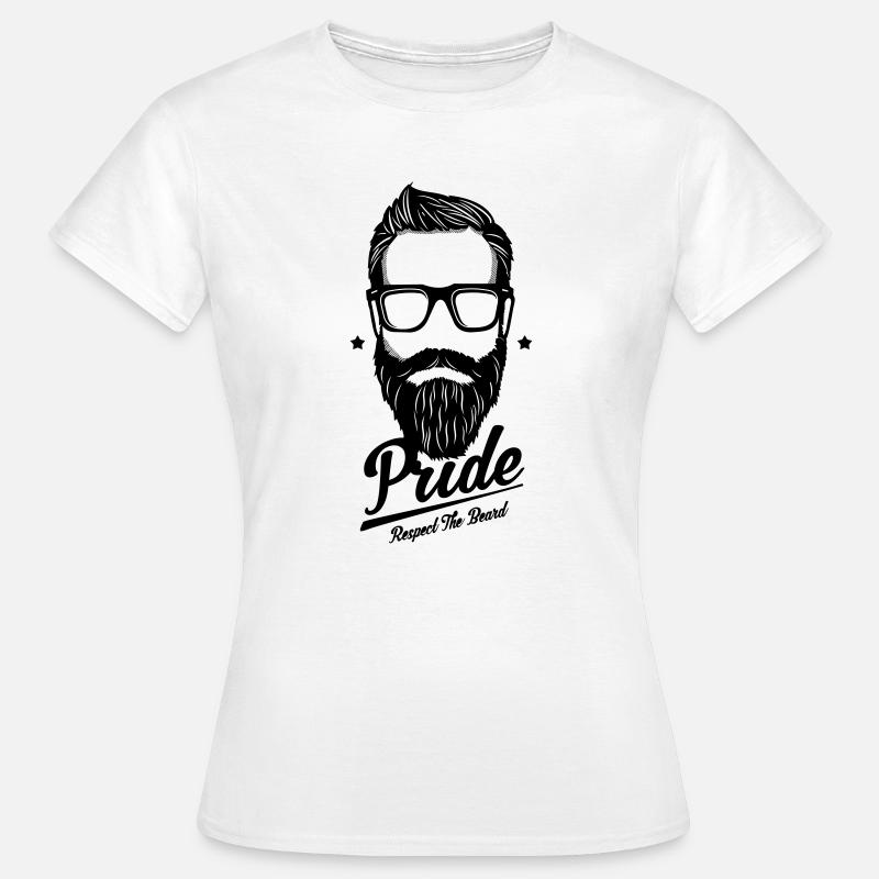 Bart - Respect the beard - Women's T-Shirt - white