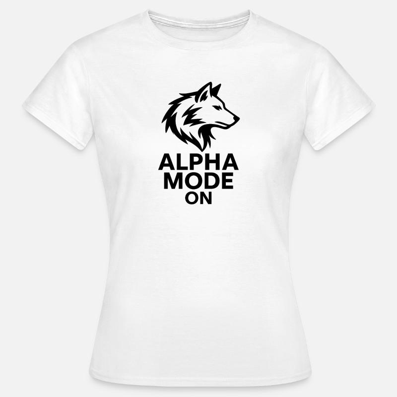 Alpha Mode On - Women's T-Shirt - white