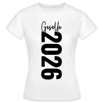 Compagnon 2026 - T-shirt Femme - blanc - Devant - AI Model Female 172 dark (172cm)