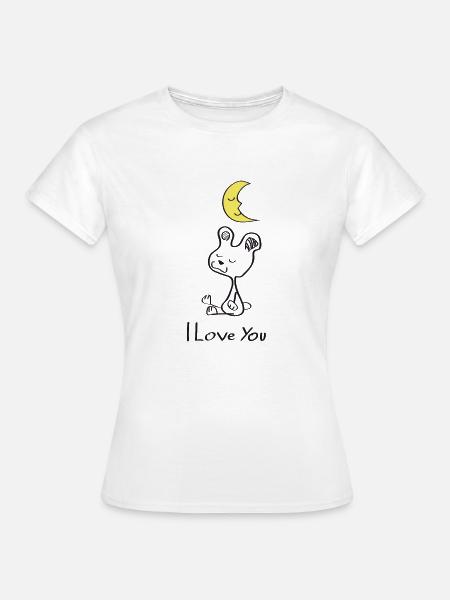 Ich wache über dich - Frauen T-Shirt - Weiß