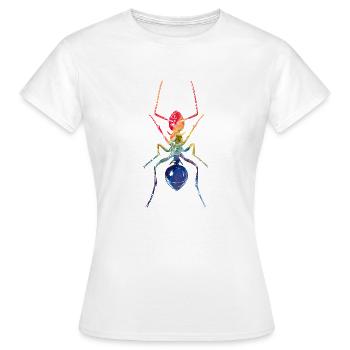 Ameise - Frauen T-Shirt - Weiß - Vorne - AI Model Female 172 dark (172cm)