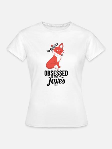 schöner eleganter Rotfuchs - Frauen T-Shirt - Weiß