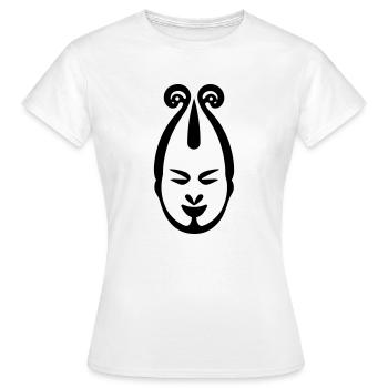 clown - T-shirt Femme - blanc - Devant - AI Model Female 172 dark (172cm)